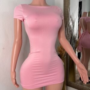 baby pink DRESS