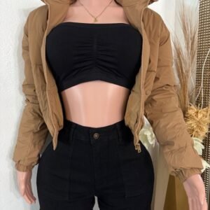 puffer jacket (camel)