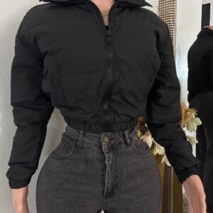 puffer jacket (black)